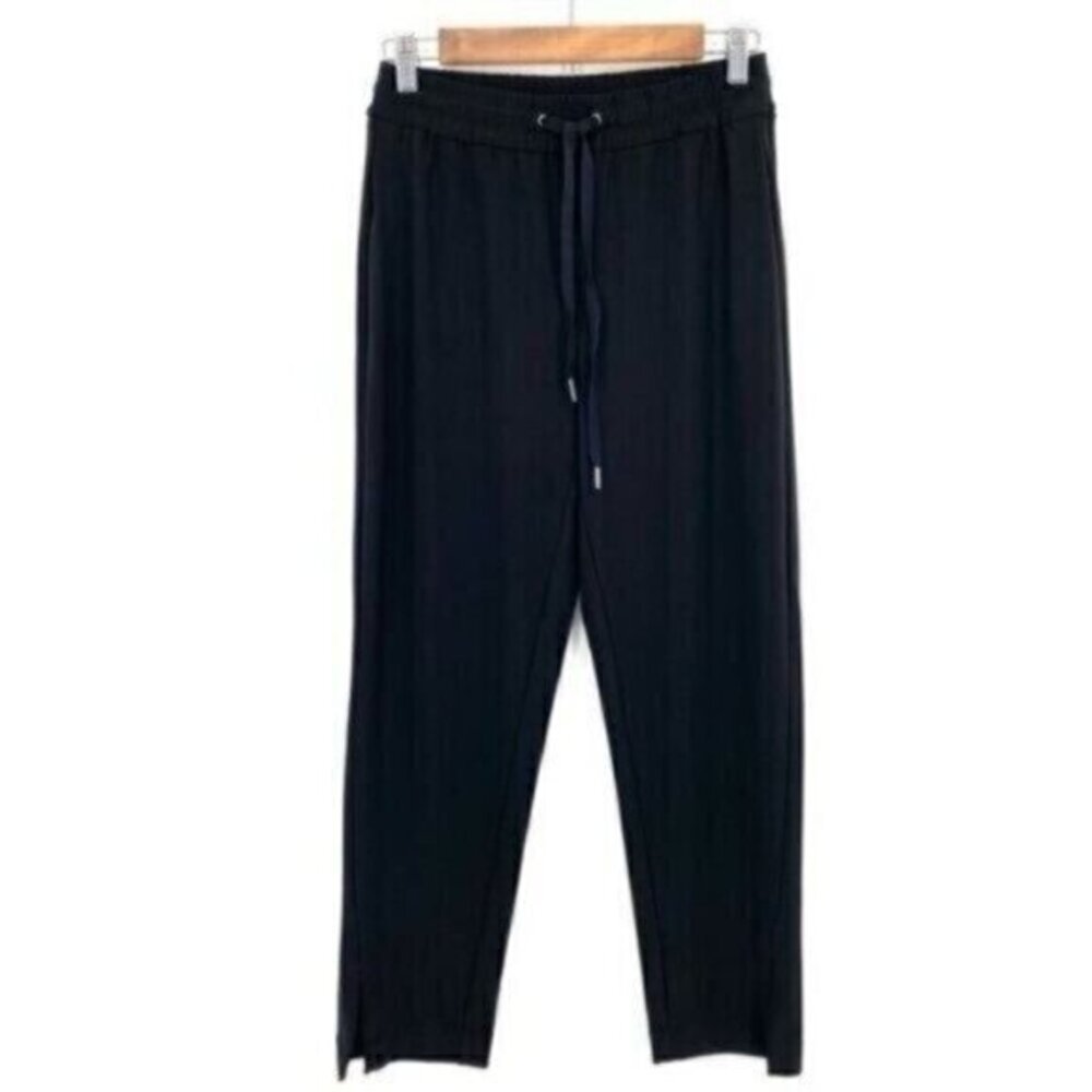Joie Black Drawstring Relaxed Fit Jogger Pants